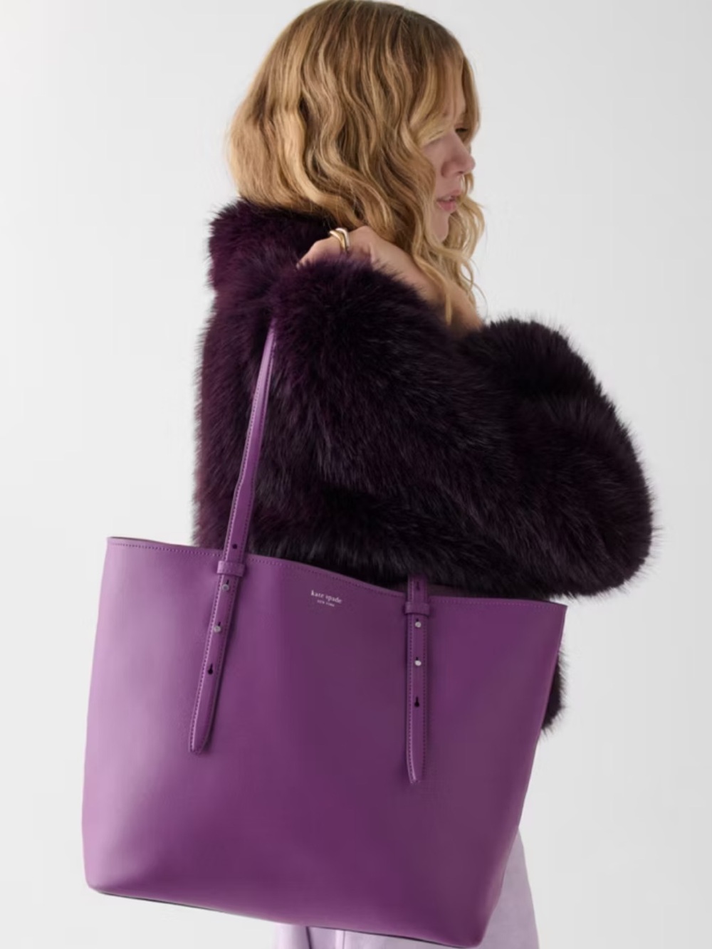 kate spade Do It All Large Tote in Nightshade NWT (retail not outlet bag) - Picture 5 of 11